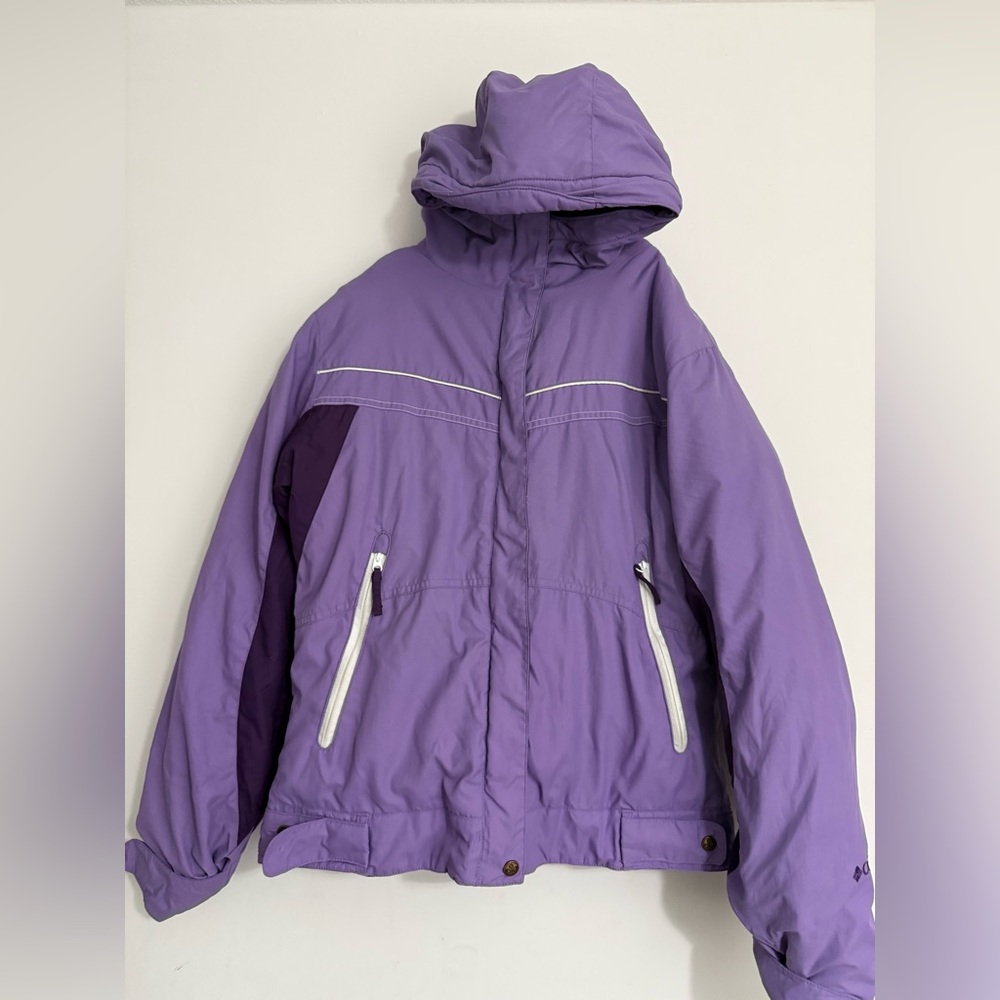 Columbia Kids Lavender Hooded Puffer Jacket